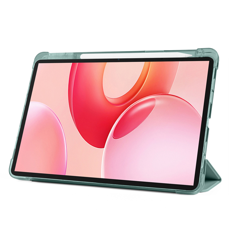 Honor Pad 10 12.1 Kılıf Zore Tri Folding Kalem Bölmeli Standlı Kılıf - 18