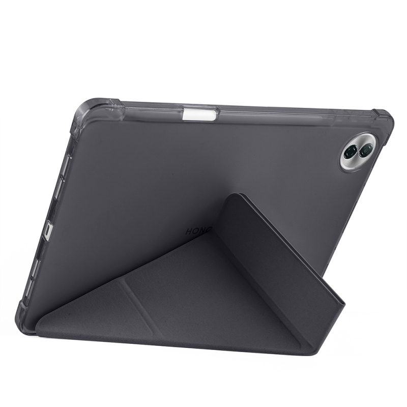 Honor Pad 10 12.1 Kılıf Zore Tri Folding Kalem Bölmeli Standlı Kılıf - 31