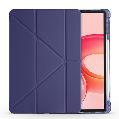 Honor Pad 10 12.1 Kılıf Zore Tri Folding Kalem Bölmeli Standlı Kılıf - 14