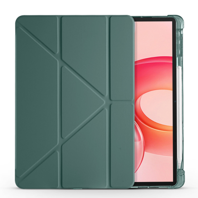 Honor Pad 10 12.1 Kılıf Zore Tri Folding Kalem Bölmeli Standlı Kılıf - 13