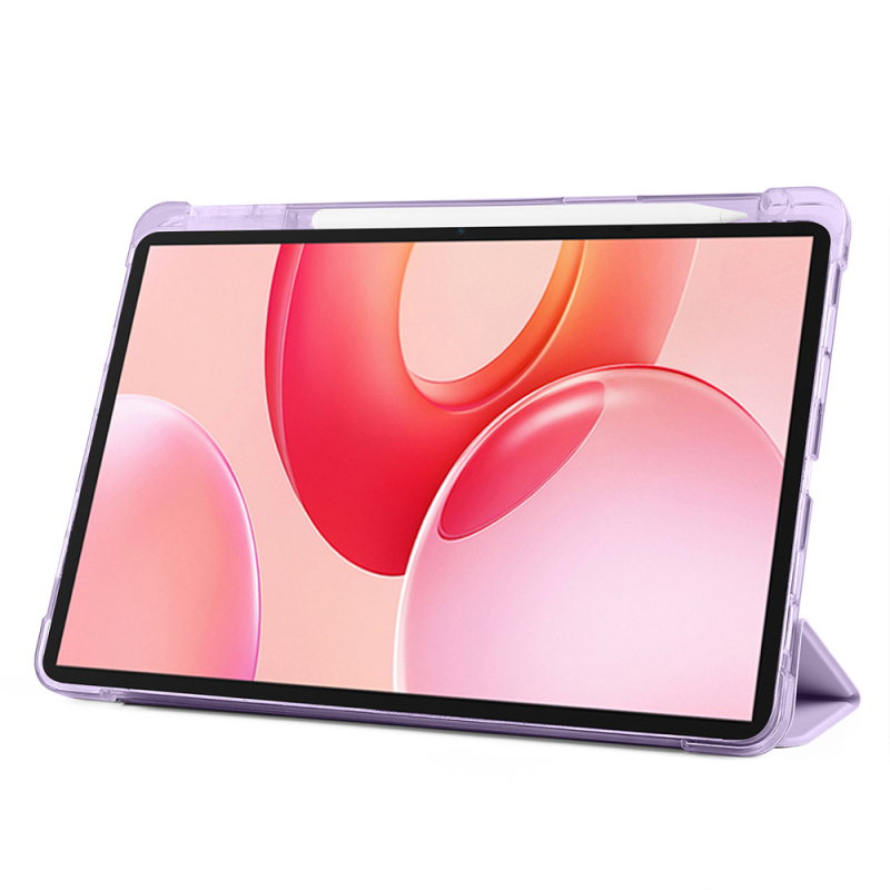 Honor Pad 10 12.1 Kılıf Zore Tri Folding Kalem Bölmeli Standlı Kılıf - 18