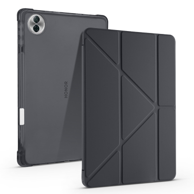 Honor Pad 10 12.1 Kılıf Zore Tri Folding Kalem Bölmeli Standlı Kılıf - 6