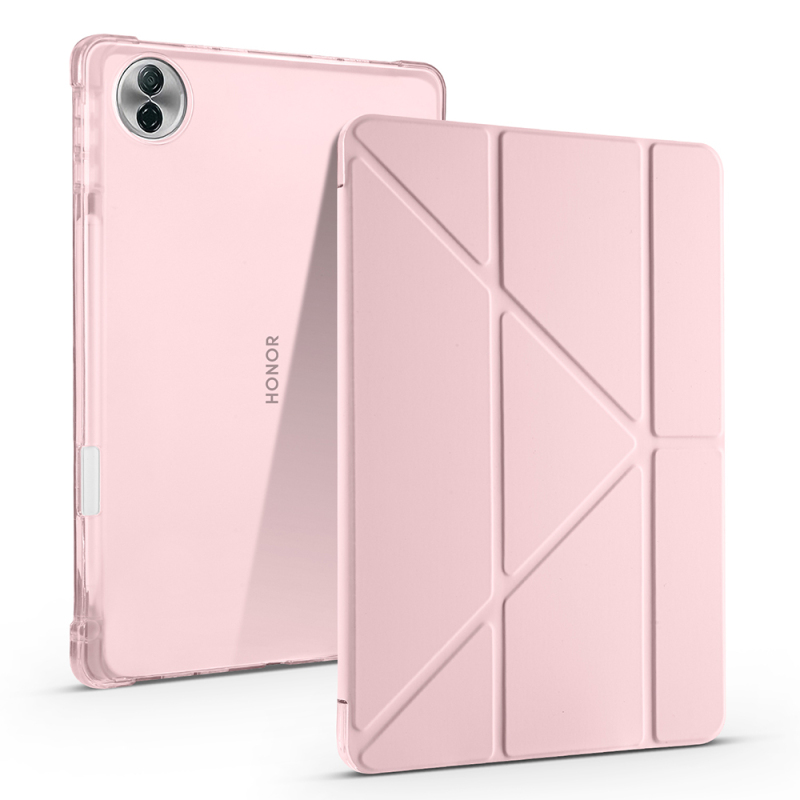 Honor Pad 10 12.1 Kılıf Zore Tri Folding Kalem Bölmeli Standlı Kılıf - 8