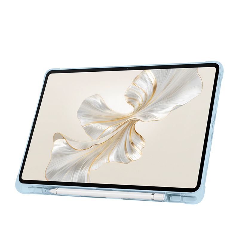 Honor Pad 9 Case Zore Tri Folding Pen Compartment Stand Case - 22