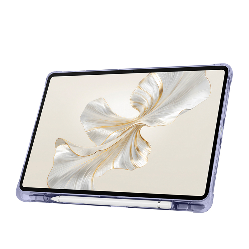 Honor Pad 9 Case Zore Tri Folding Pen Compartment Stand Case - 47