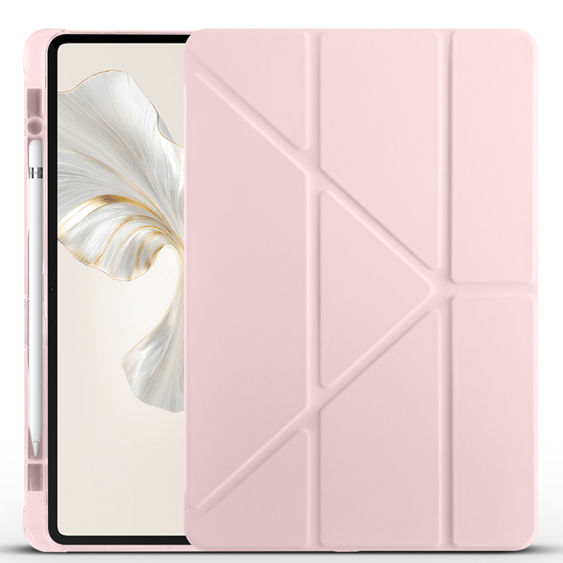 Honor Pad 9 Case Zore Tri Folding Pen Compartment Stand Case - 40