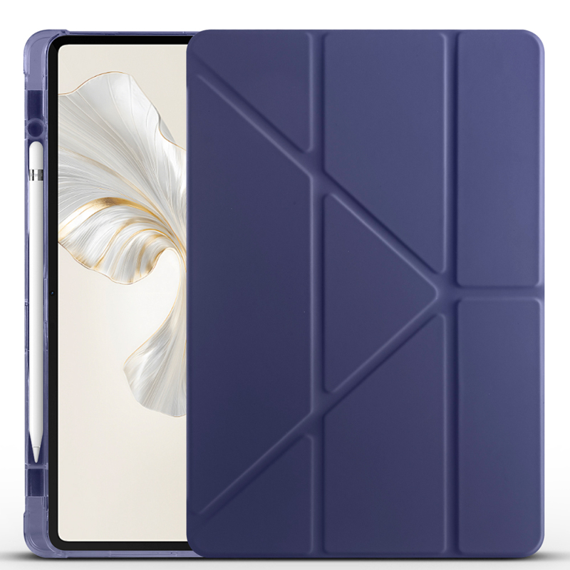 Honor Pad 9 Case Zore Tri Folding Pen Compartment Stand Case - 35