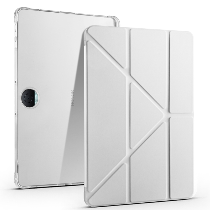 Honor Pad 9 Case Zore Tri Folding Pen Compartment Stand Case - 11