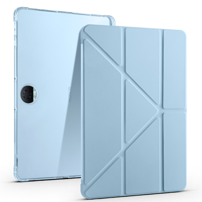 Honor Pad 9 Case Zore Tri Folding Pen Compartment Stand Case - 12