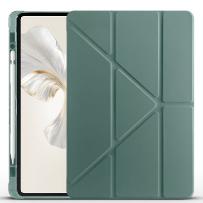Honor Pad 9 Kılıf Zore Tri Folding Kalem Bölmeli Standlı Kılıf - 13