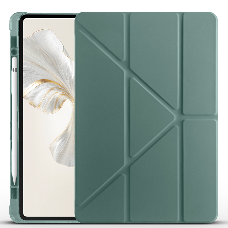 Honor Pad 9 Kılıf Zore Tri Folding Kalem Bölmeli Standlı Kılıf - 13