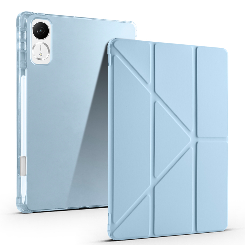 Honor Pad GT Case Zore Tri Folding Pen Compartment Stand Case - 4