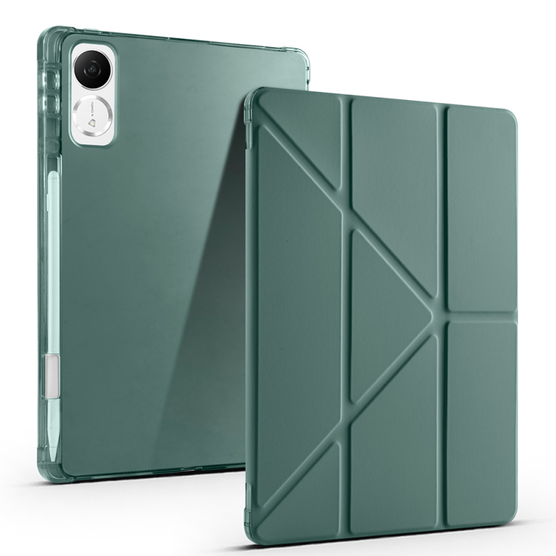 Honor Pad V9 Kılıf Zore Tri Folding Kalem Bölmeli Standlı Kılıf - 2