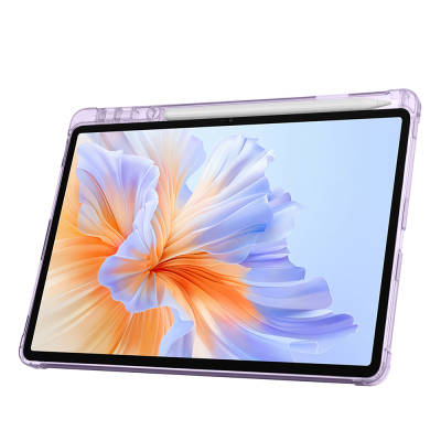 Honor Pad V9 Kılıf Zore Tri Folding Kalem Bölmeli Standlı Kılıf - 11