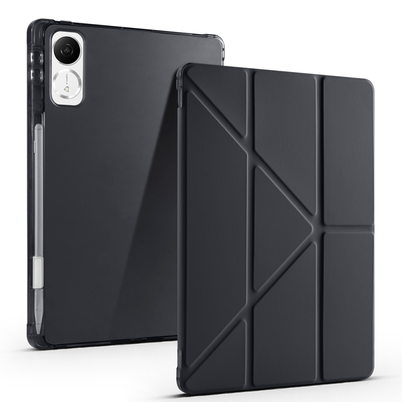Honor Pad V9 Kılıf Zore Tri Folding Kalem Bölmeli Standlı Kılıf - 7