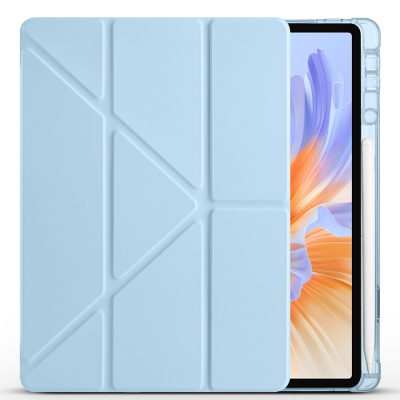 Honor Pad V9 Kılıf Zore Tri Folding Kalem Bölmeli Standlı Kılıf - 8
