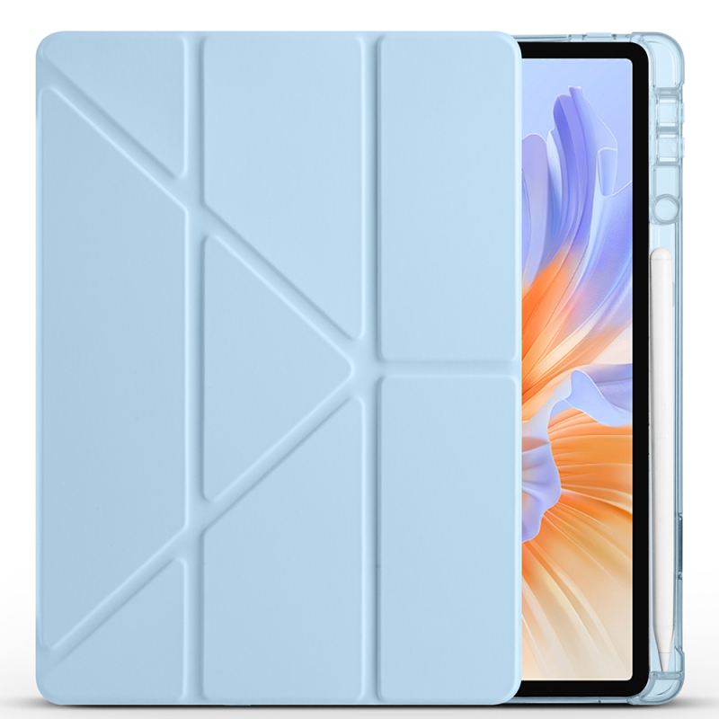 Honor Pad V9 Kılıf Zore Tri Folding Kalem Bölmeli Standlı Kılıf - 8