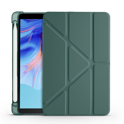 Honor Pad X7 8.7 Kılıf Zore Tri Folding Kalem Bölmeli Standlı Kılıf - 25