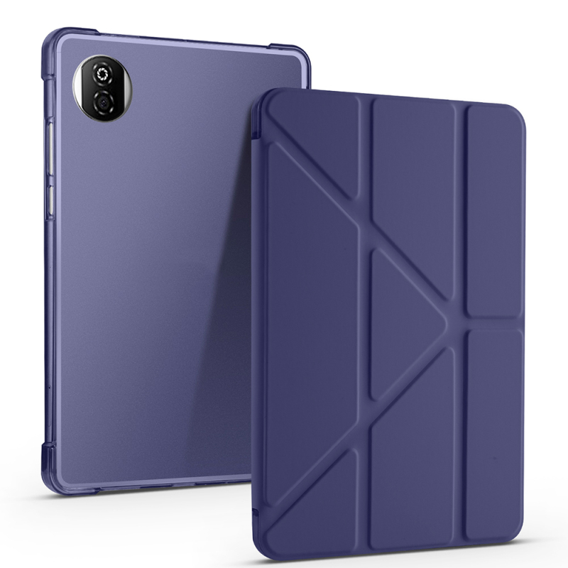 Honor Pad X7 8.7 Kılıf Zore Tri Folding Kalem Bölmeli Standlı Kılıf - 3