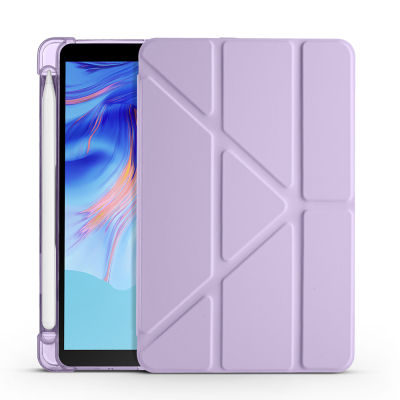 Honor Pad X7 8.7 Kılıf Zore Tri Folding Kalem Bölmeli Standlı Kılıf - 20