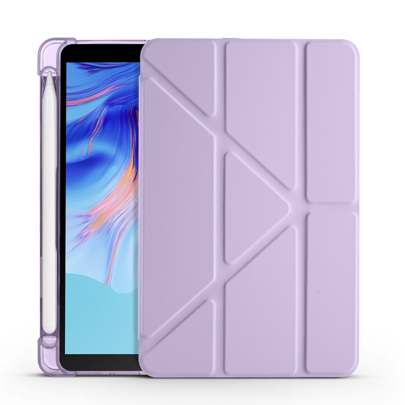 Honor Pad X7 8.7 Kılıf Zore Tri Folding Kalem Bölmeli Standlı Kılıf - 20