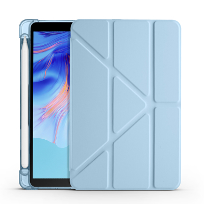 Honor Pad X7 8.7 Kılıf Zore Tri Folding Kalem Bölmeli Standlı Kılıf - 21