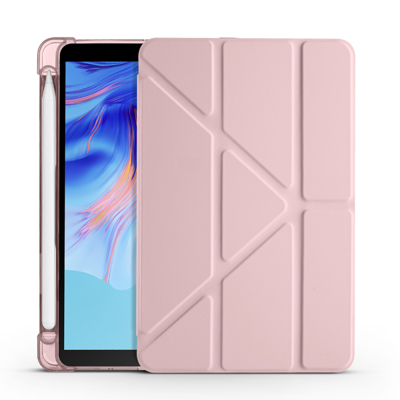 Honor Pad X7 8.7 Kılıf Zore Tri Folding Kalem Bölmeli Standlı Kılıf - 23