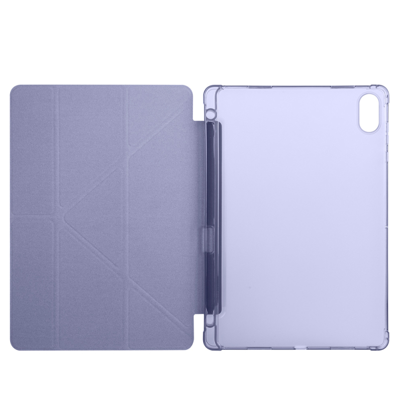 Honor Pad X8A Case Zore Tri Folding Stand Case with Pen Compartment - 11