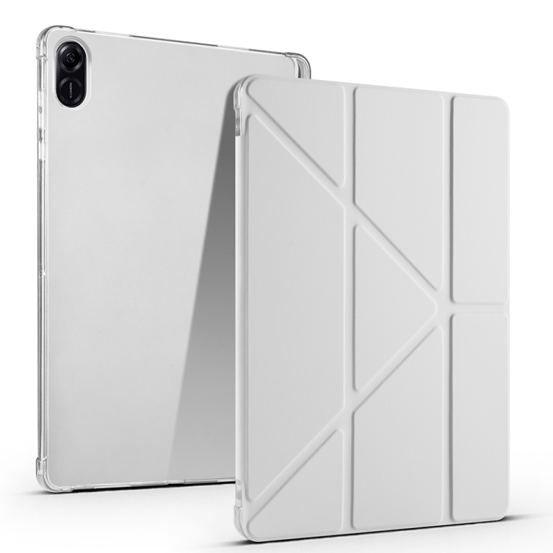 Honor Pad X8A Case Zore Tri Folding Stand Case with Pen Compartment - 8