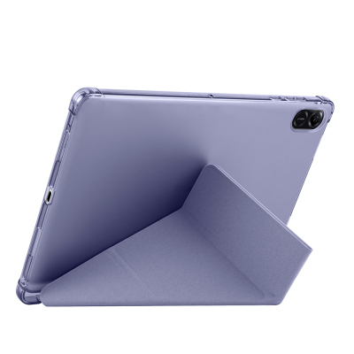 Honor Pad X8A Case Zore Tri Folding Stand Case with Pen Compartment - 12