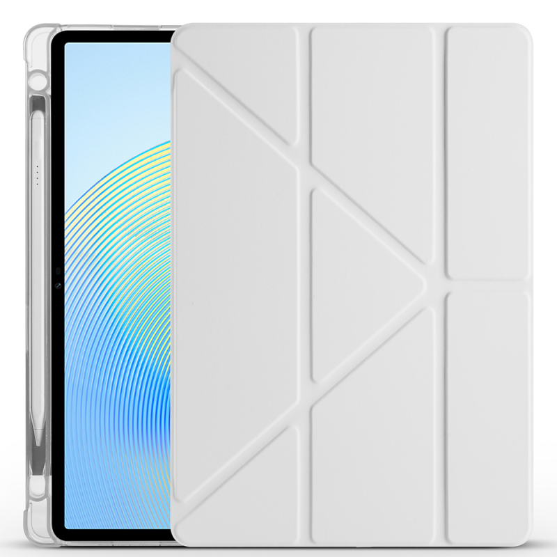 Honor Pad X8A Kılıf Zore Tri Folding Kalem Bölmeli Standlı Kılıf - 15