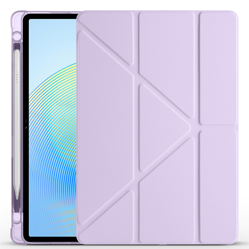 Honor Pad X8A Kılıf Zore Tri Folding Kalem Bölmeli Standlı Kılıf - 13