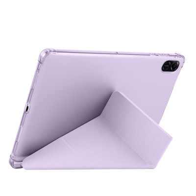 Honor Pad X8A Kılıf Zore Tri Folding Kalem Bölmeli Standlı Kılıf - 27