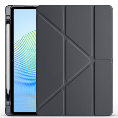 Honor Pad X8A Kılıf Zore Tri Folding Kalem Bölmeli Standlı Kılıf - 16