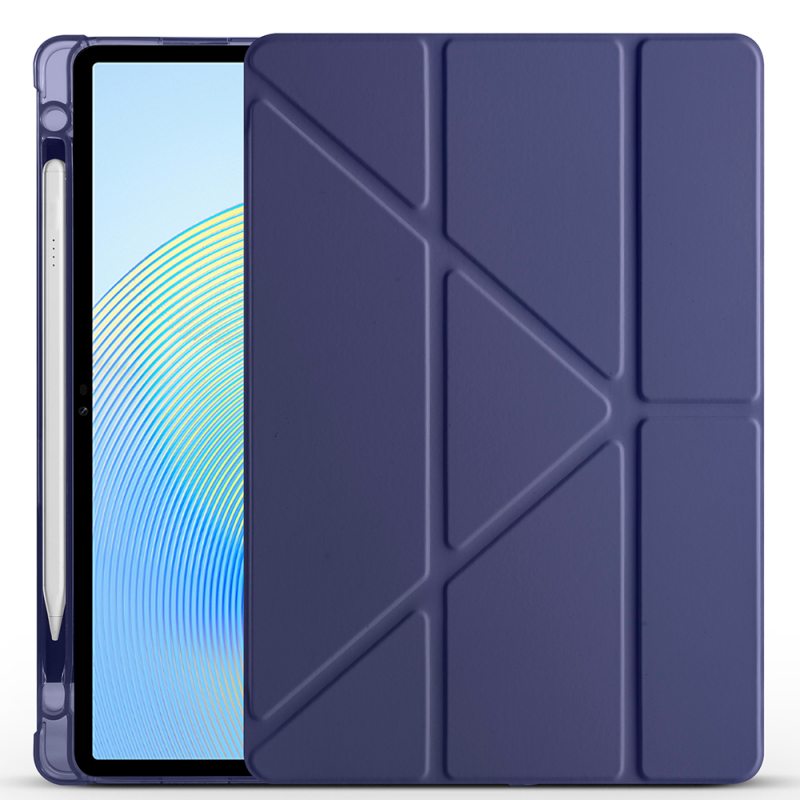 Honor Pad X8A Kılıf Zore Tri Folding Kalem Bölmeli Standlı Kılıf - 17