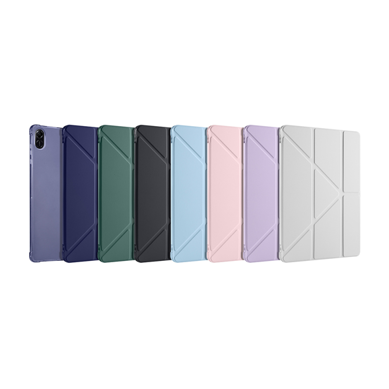 Honor Pad X8A Kılıf Zore Tri Folding Kalem Bölmeli Standlı Kılıf - 50