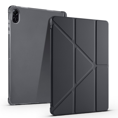 Honor Pad X8A Kılıf Zore Tri Folding Kalem Bölmeli Standlı Kılıf - 4