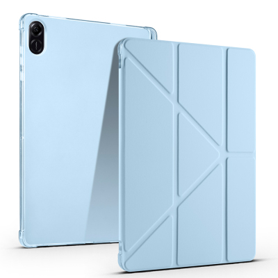Honor Pad X8A Kılıf Zore Tri Folding Kalem Bölmeli Standlı Kılıf - 5