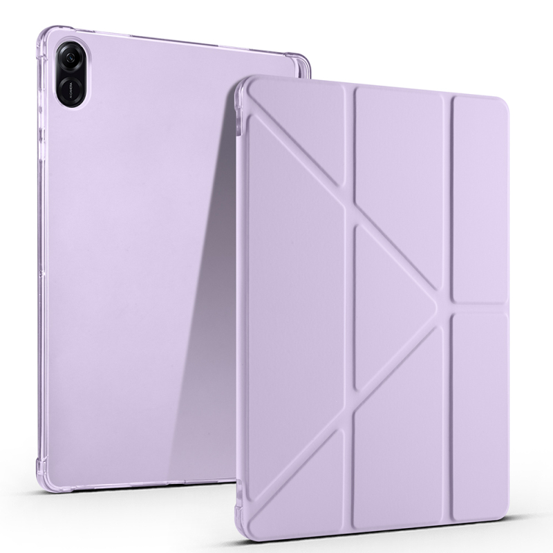 Honor Pad X8A Kılıf Zore Tri Folding Kalem Bölmeli Standlı Kılıf - 9