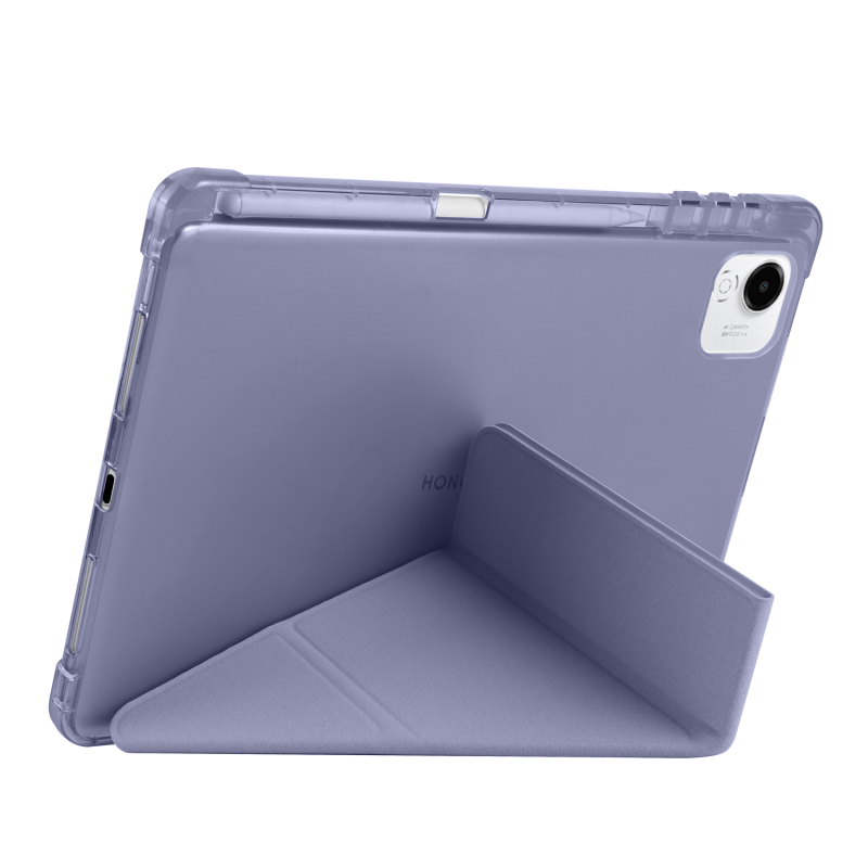 Honor Pad X9 Pro Case Zore Tri Folding Pen Compartment Stand Case - 9