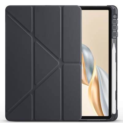 Honor Pad X9 Pro Kılıf Zore Tri Folding Kalem Bölmeli Standlı Kılıf - 13