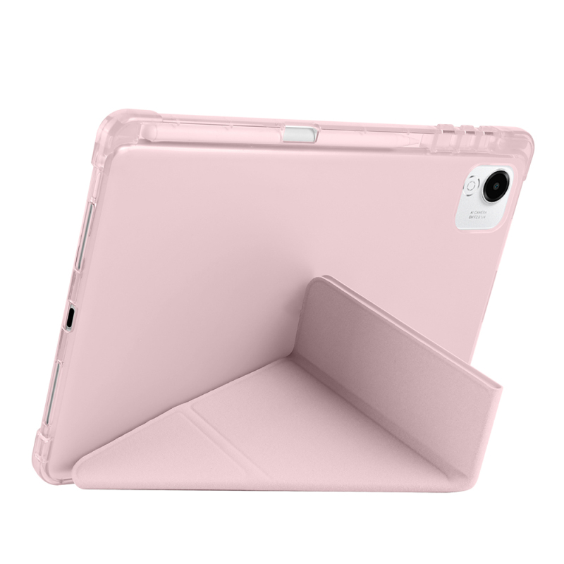 Honor Pad X9A Case Zore Tri Folding Pen Compartment Stand Case - 12