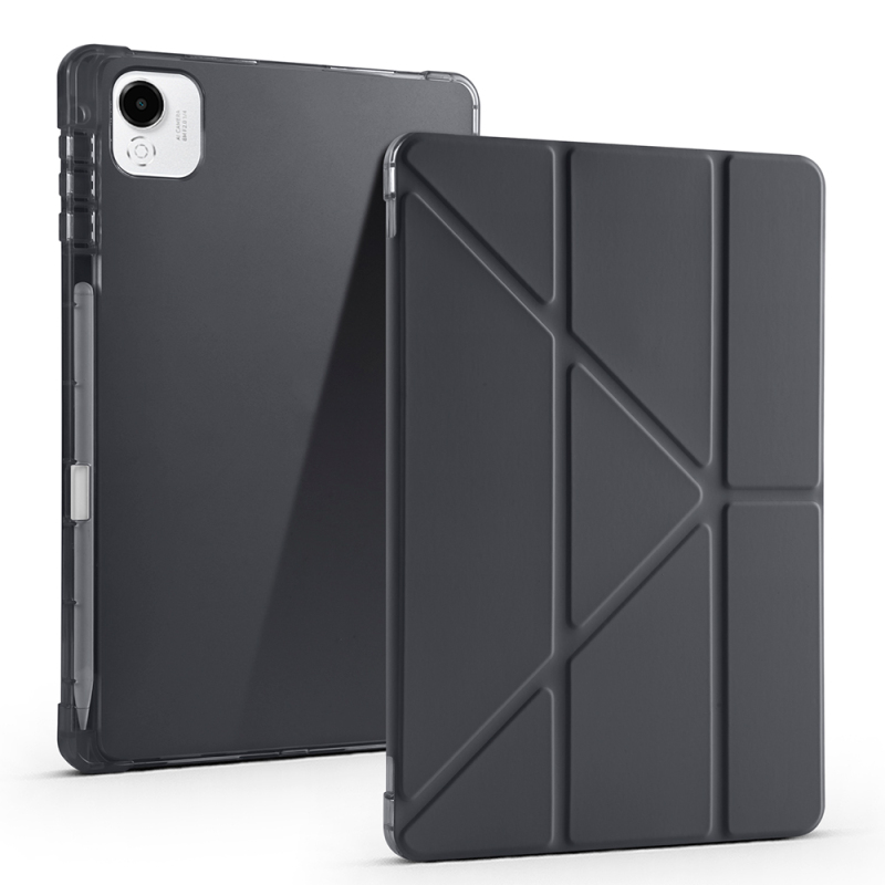 Honor Pad X9A Kılıf Zore Tri Folding Kalem Bölmeli Standlı Kılıf - 6