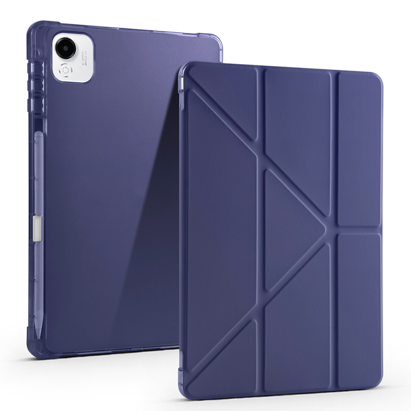 Honor Pad X9A Kılıf Zore Tri Folding Kalem Bölmeli Standlı Kılıf - 5