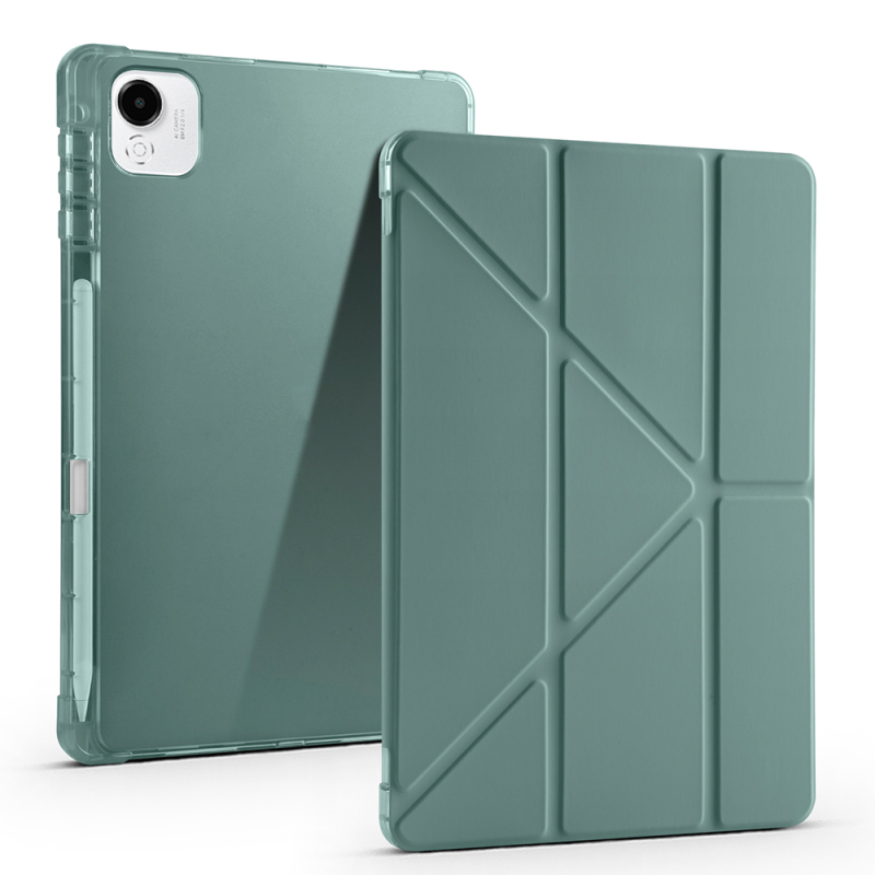 Honor Pad X9A Kılıf Zore Tri Folding Kalem Bölmeli Standlı Kılıf - 6