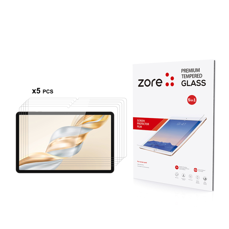 Honor Pad X9A Zore 5in1 Tablet Temperli Cam Ekran Koruyucu - 1