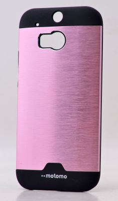 HTC One M8 Kılıf Zore Metal Motomo Kapak - 7