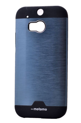 HTC One M8 Kılıf Zore Metal Motomo Kapak - 9