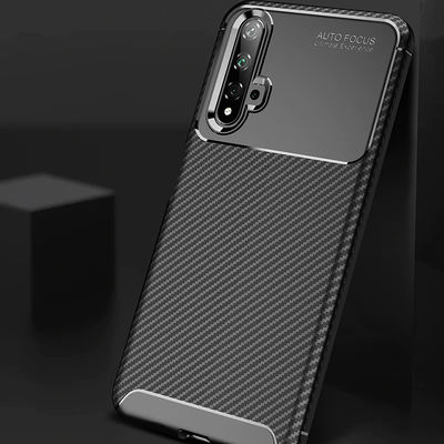 Huawei Honor 20 Case Zore Negro Silicon Cover - 2