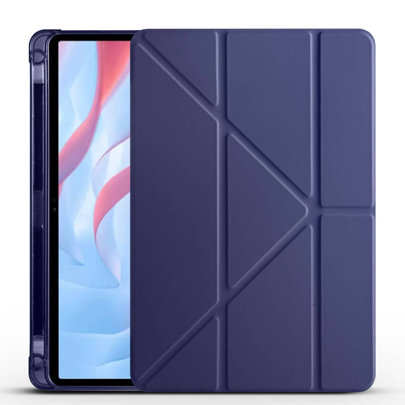 Huawei Honor Pad X9 11.5' Case Zore Tri Folding Stand Case with Pen Compartment - 2